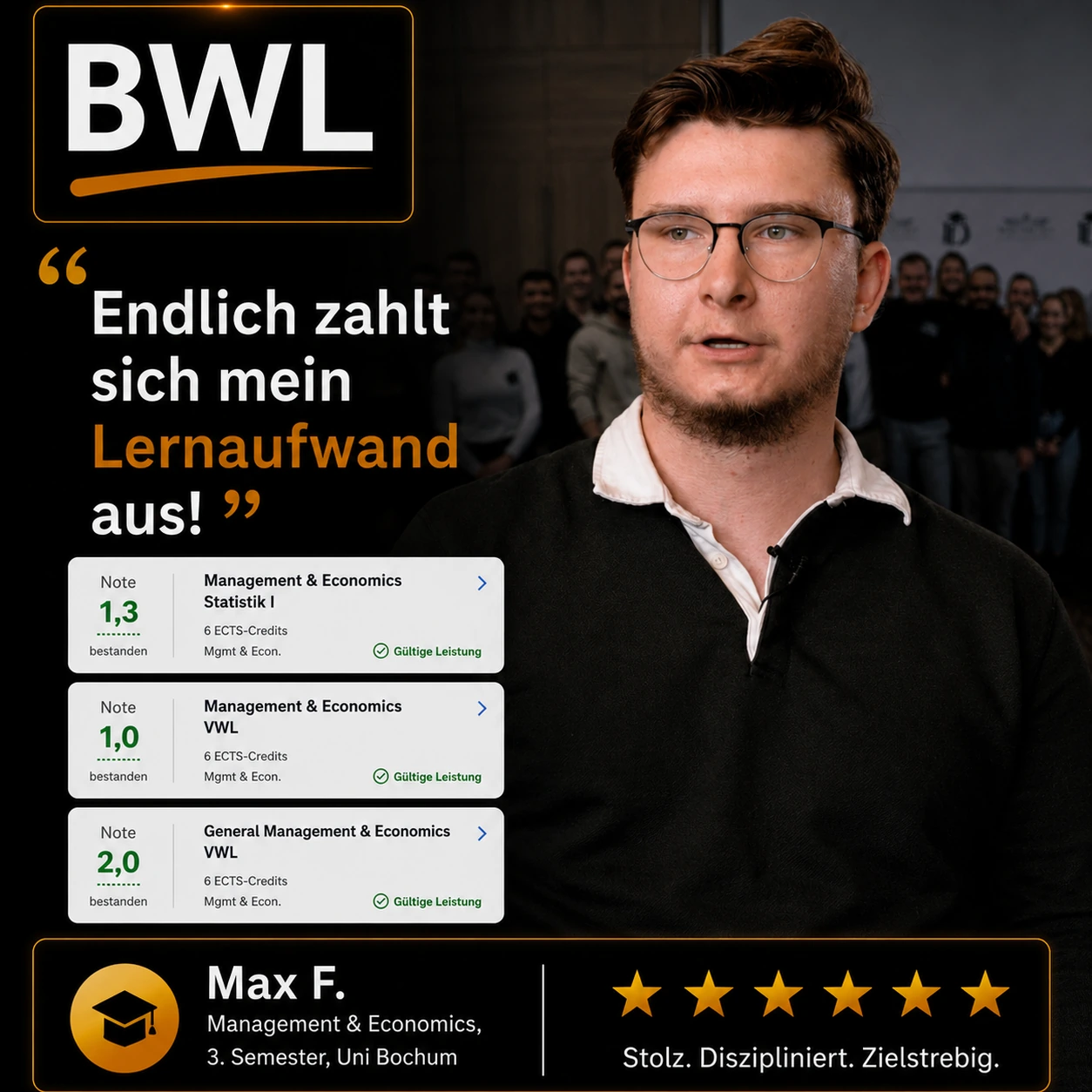 Max – Management und Economics, Universität Bochum